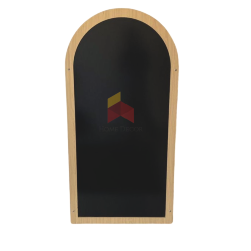 Black Board Wooden Frame | Arch Shaped