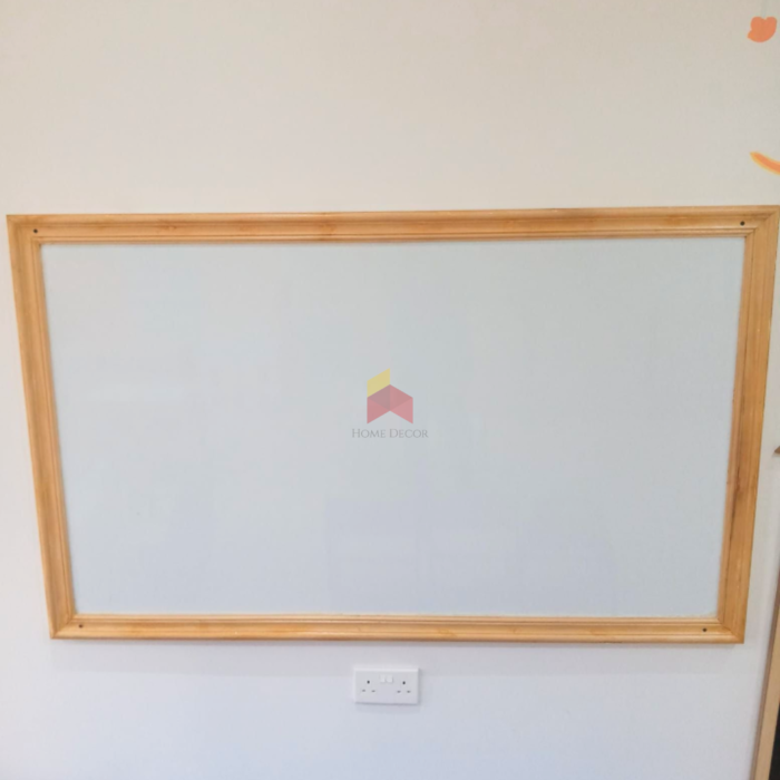 Magnetic White Board Wooden Frame | Rectangular Shape - Image 3
