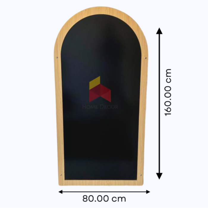 Black Board Wooden Frame | Arch Shaped - Image 2