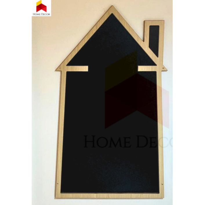 Black Board Wooden Frame | House Shaped - Image 6