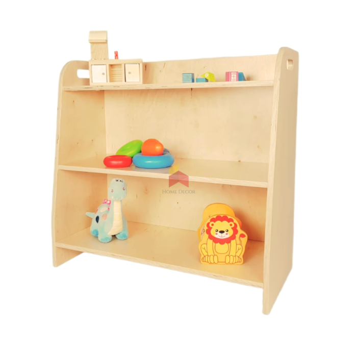 Wooden Toy Storage Unit For Kids