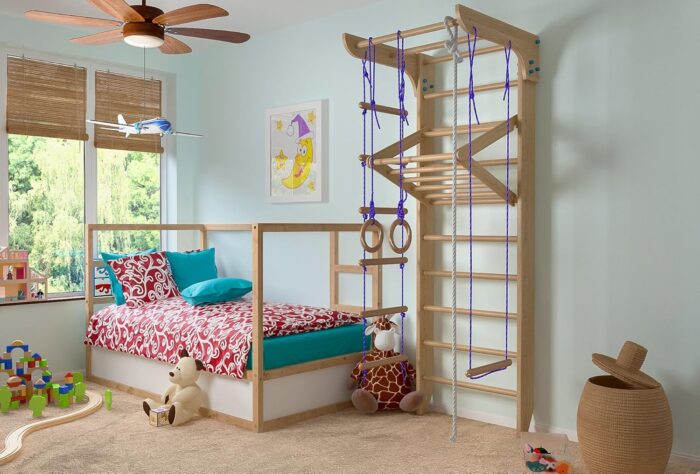 Wooden Swedish Ladder | Gymnastic Wall | Triangle Bar - Image 4
