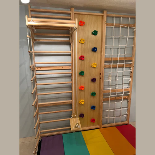9-in-1 Swedish Ladder Wall Gym Fitness and Fun Monkey Bars - Image 6