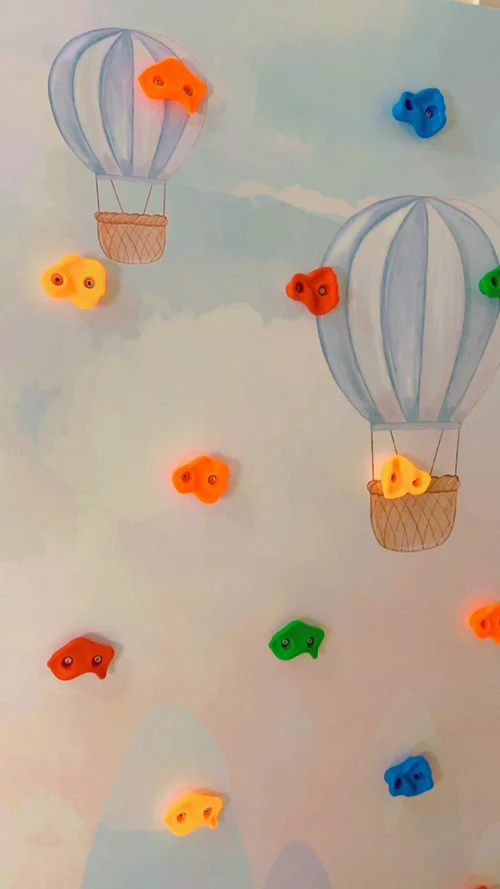 Climbing Wall baloon themed with Swedish Ladder And Safety Mattress | Combo - Image 3