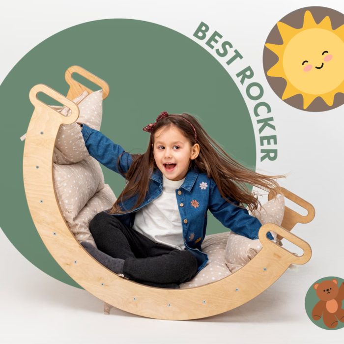 Wooden Climbing Arch | Convertible for multiple play positions