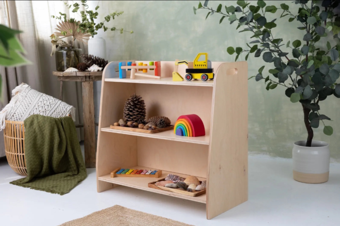 Wooden Toy Storage Unit For Kids - Image 4