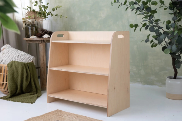 Wooden Toy Storage Unit For Kids - Image 3