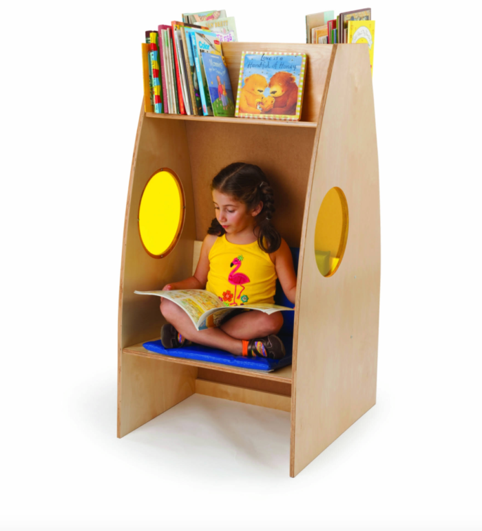 Wooden Study Unit | Seat With Book Storage | Combo