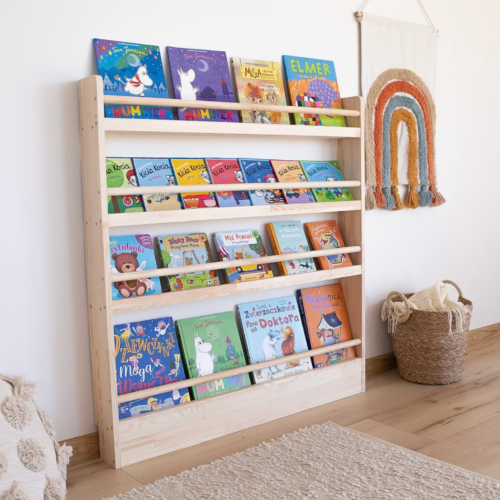 Bookshelf With Floor Mounted | 4 Tier