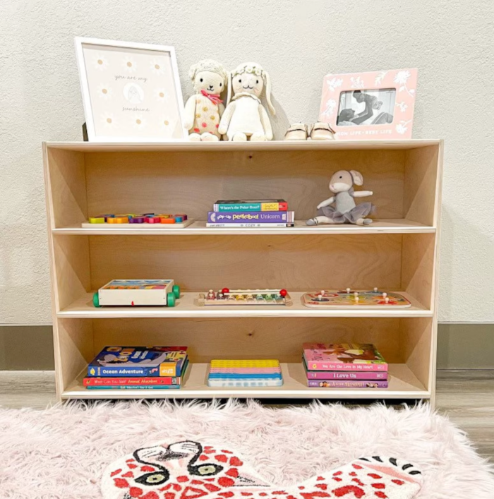 Toy Storage Shelving Unit | 3 Shelves