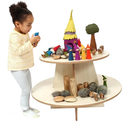 Double Shelf Circular table