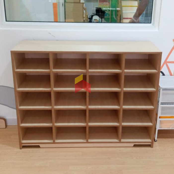 24-Cubby Freestanding Storage Unit