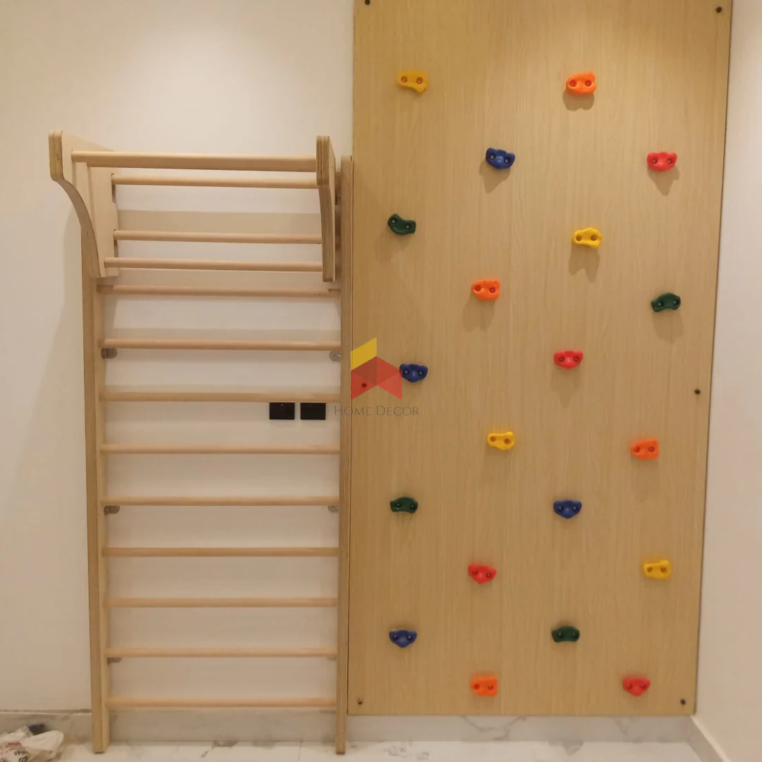 Climbing Wall With Swedish Ladder And Safety Mattress | Combo | BASIC MODEL