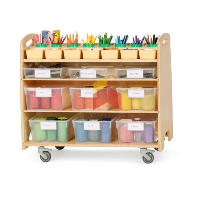 Storage With Art Moveable Trolley - Image 2