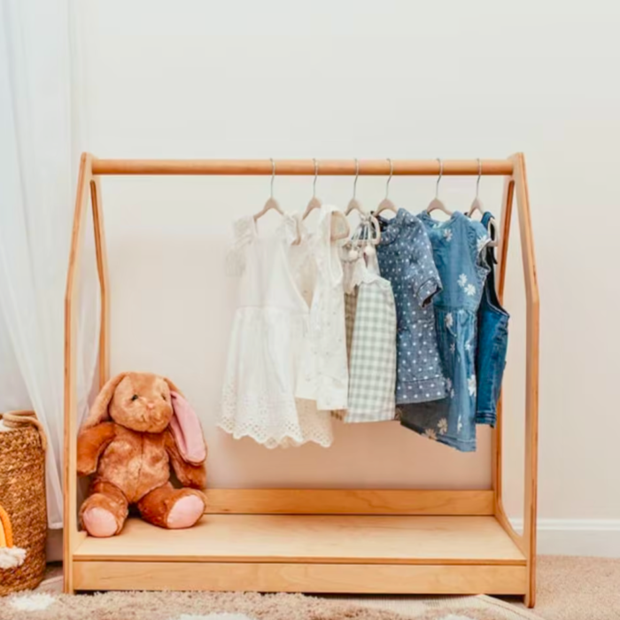 Portable Children's Clothing Rack – Adjustable Hanger for Kids' Wardrobes - Image 2