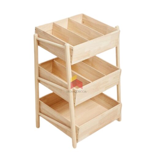 Wooden Montessori Book Shelf
