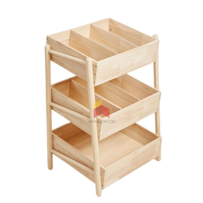 Wooden Montessori Book Shelf