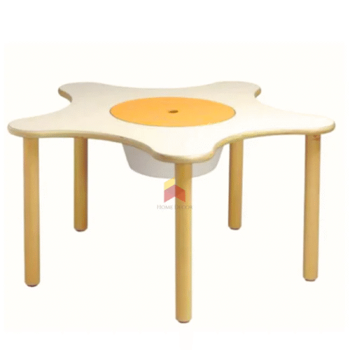 Star Shaped Table With Storage