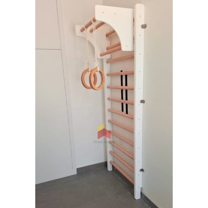 Swedish Ladder | Classic | Adjustable Heights | White - Image 2