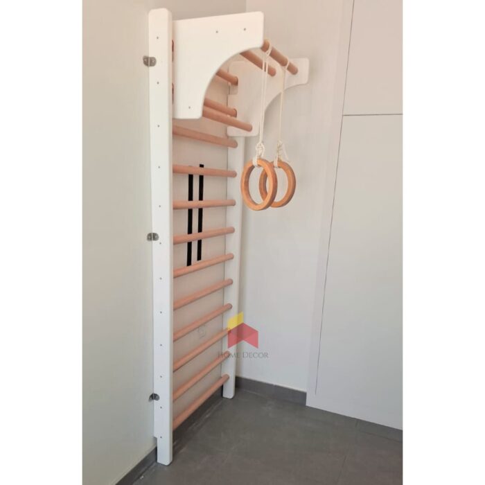 Swedish Ladder | Classic | Adjustable Heights | White - Image 3