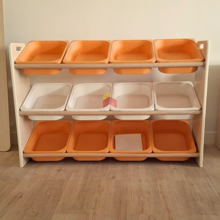 Multi-Tray Classroom Storage Rack - 12 Trays - Image 4