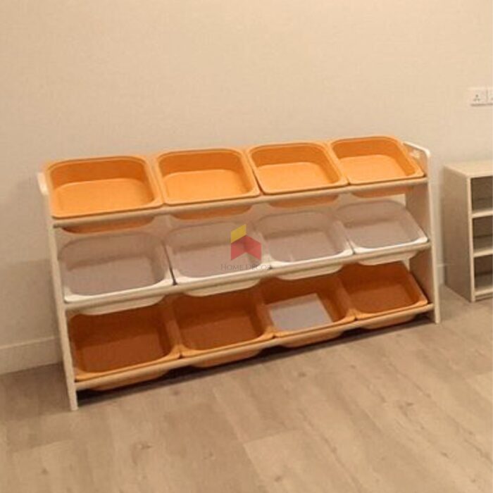Multi-Tray Classroom Storage Rack - 12 Trays - Image 5