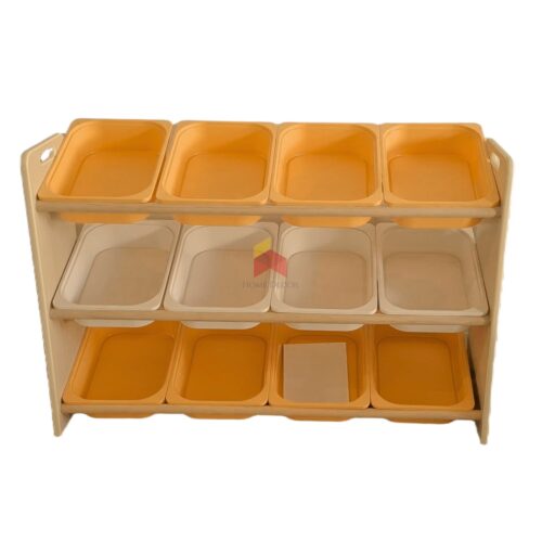 Multi-Tray Classroom Storage Rack - 12 Trays