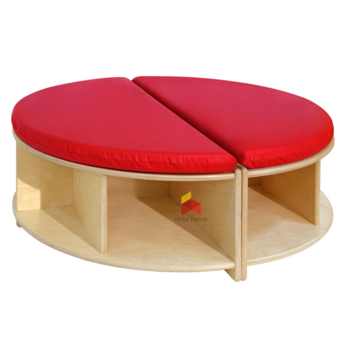 Circular Bench Seating With Open shelves - Image 2
